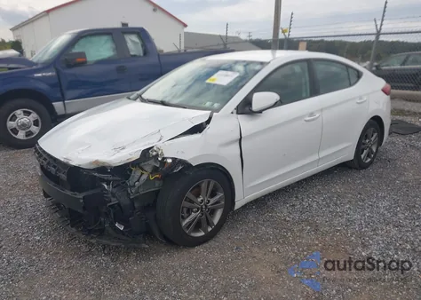 2018 Hyundai Elantra Sel из США, поврежденный, VIN 5NPD84LF5JH366087